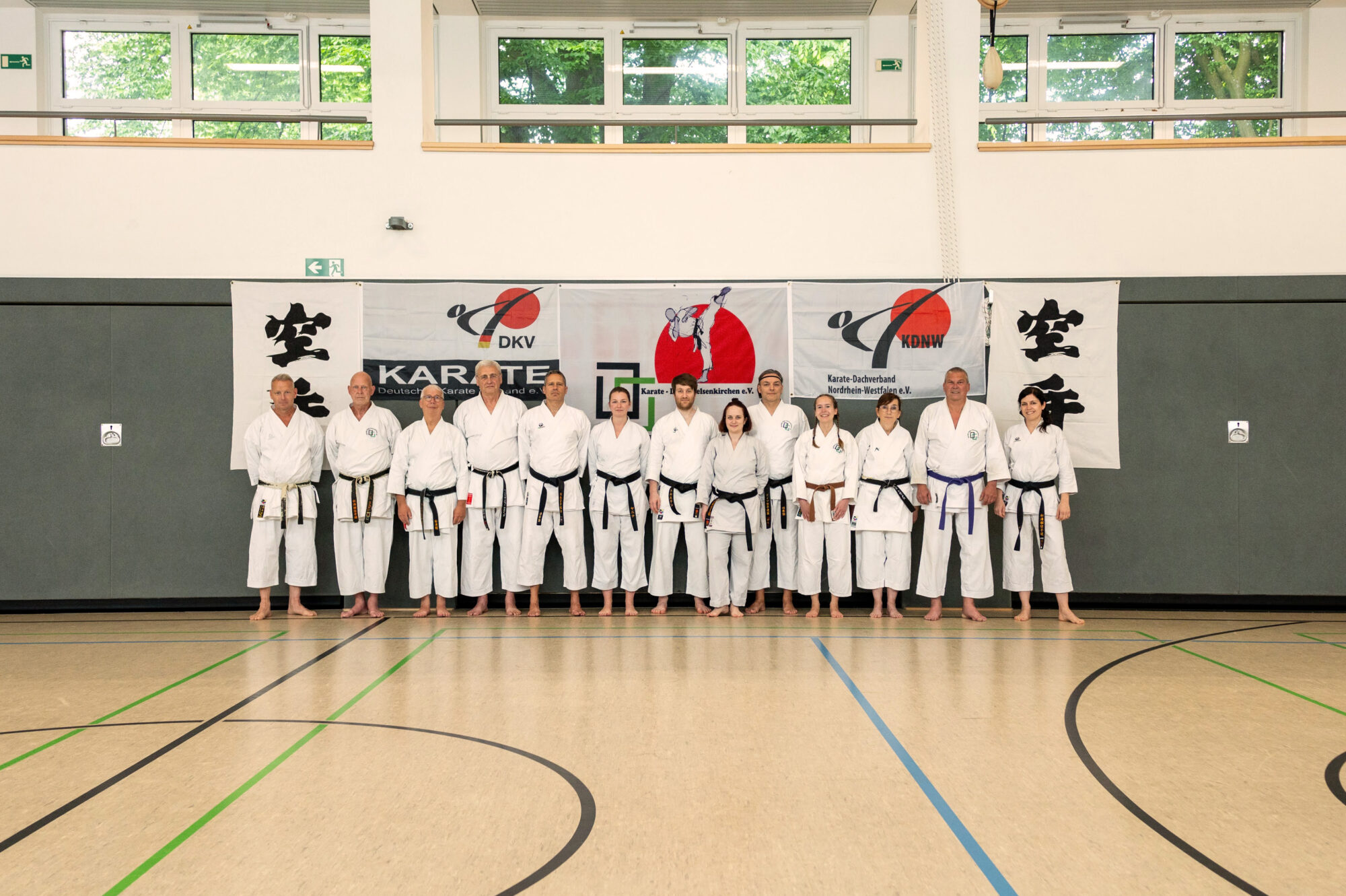 Gruppenfoto Karate Dojo Gelsenkirchen