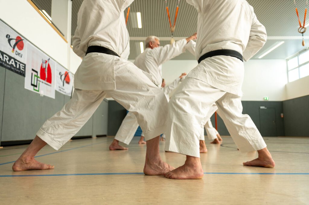 Karate Gruppenbild Partnertraining