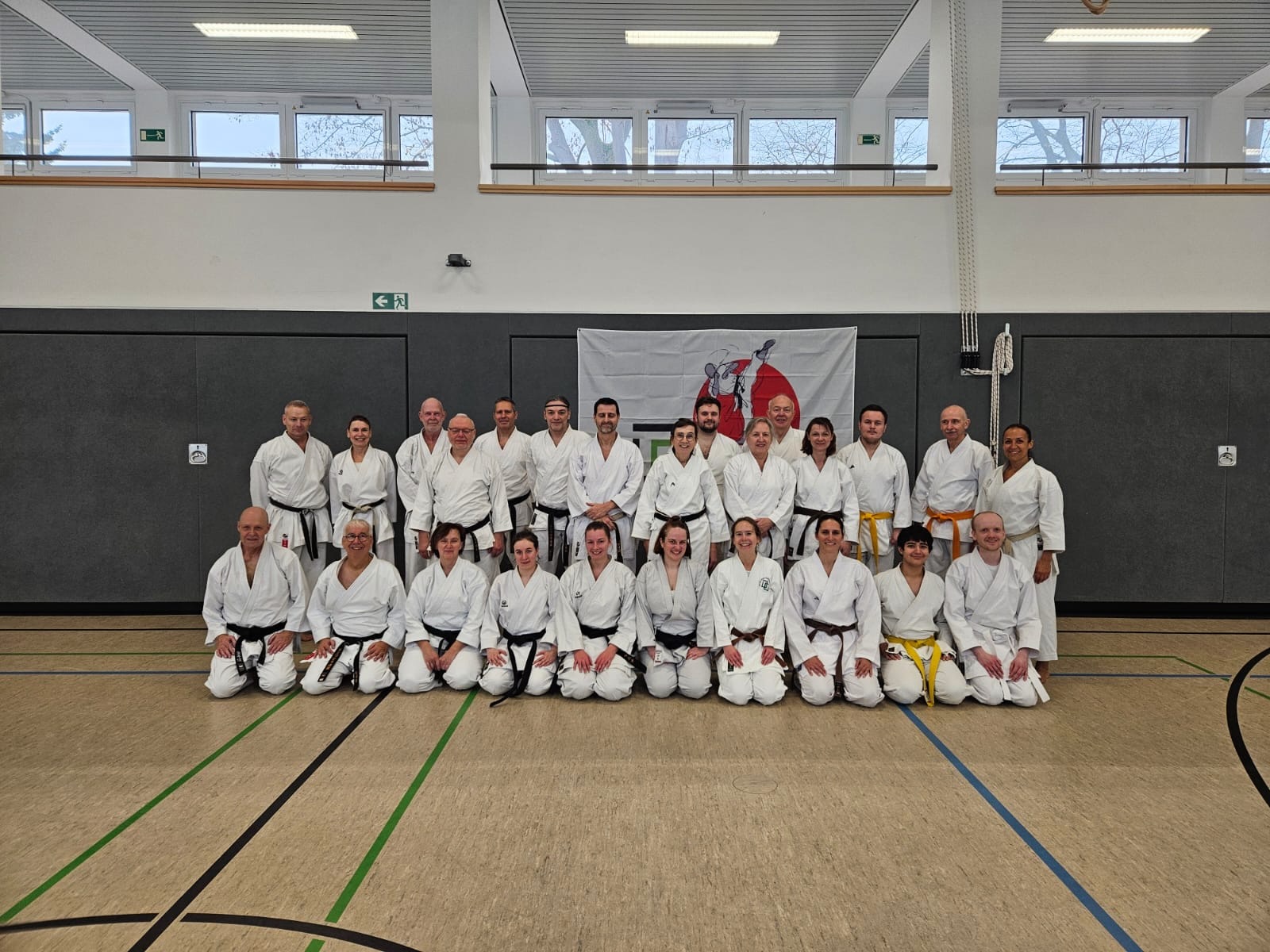 Gruppenbild vom Vereinstraining mit Schahrzad