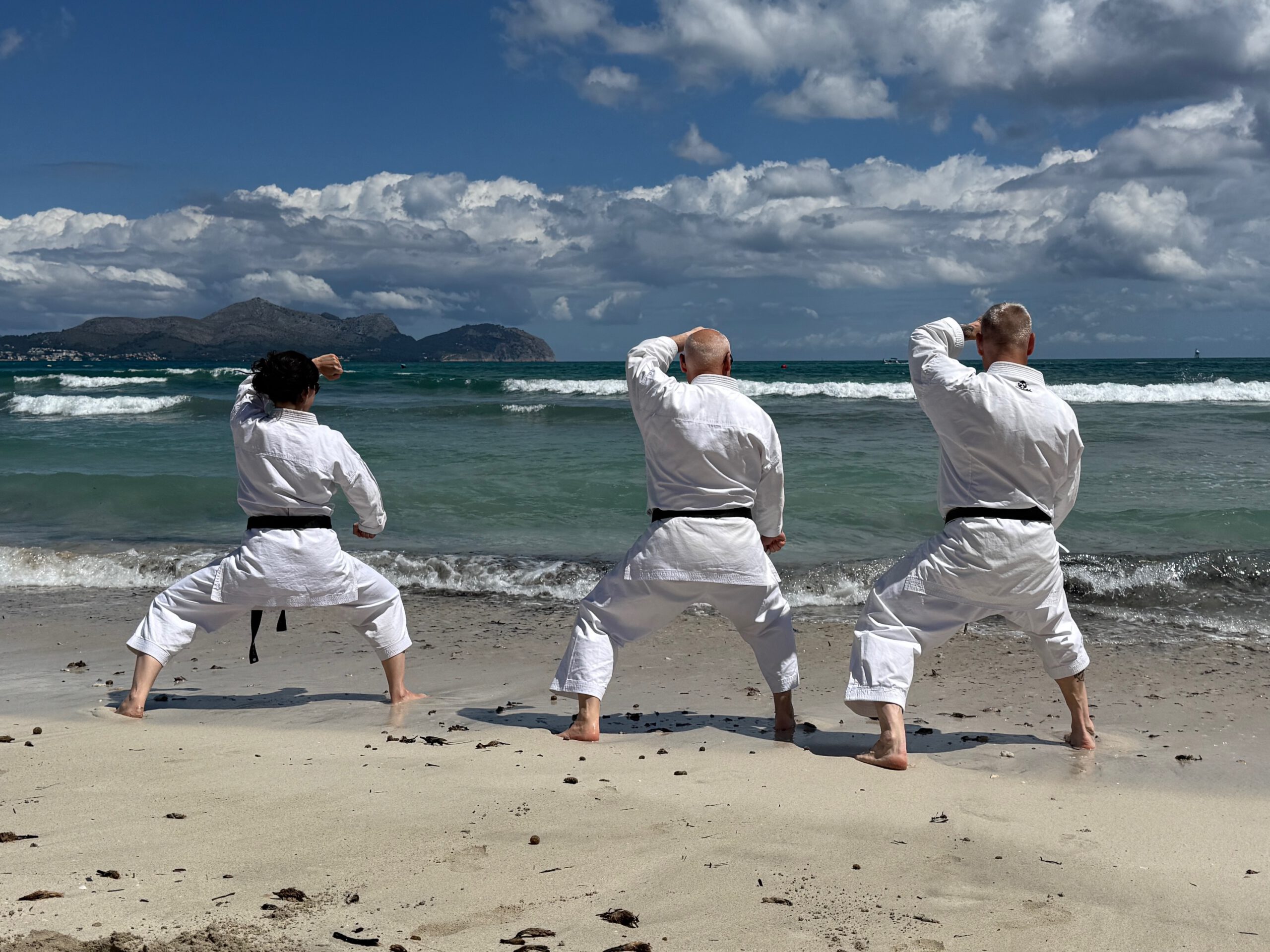 Eindrücke vom Karate-Training am Strand Eindrücke vom Karate-Training am Strand